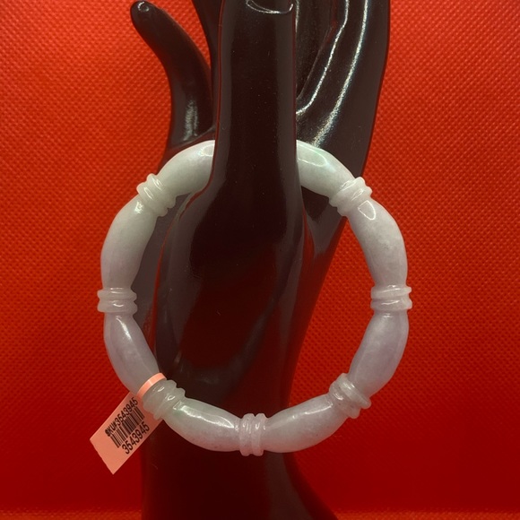 BURMESE NATURAL JADE BANGLE - Picture 2 of 16